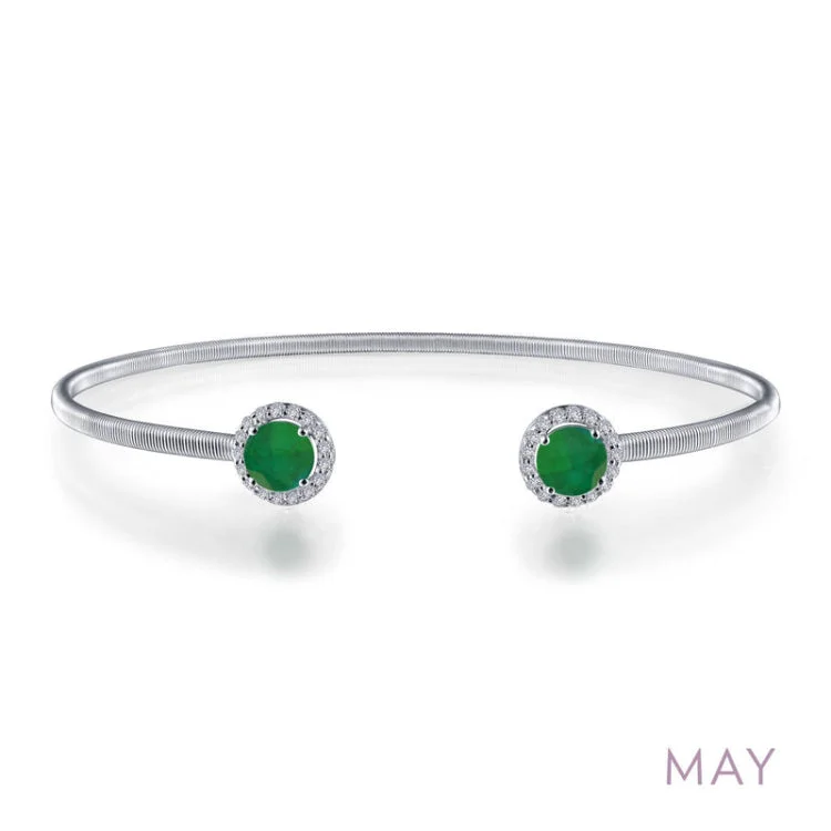 women's bracelets with luxurious materials -May Birthstone Bracelet