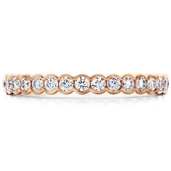 women's engagement rings with diagonal band -Hearts On Fire Isabelle Bezel Diamond Band