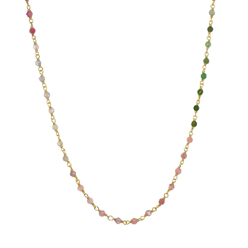 women's necklaces with luxury pendant -Abundant Joy Tourmaline Choker