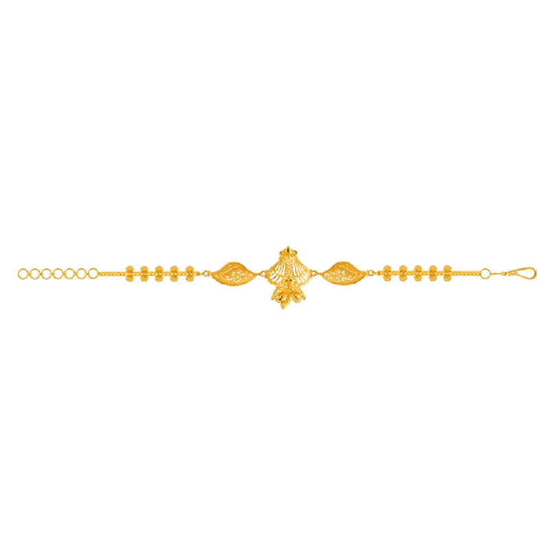 women's bracelets with geometric elegance -22KT Yellow Gold Bracelet For Women