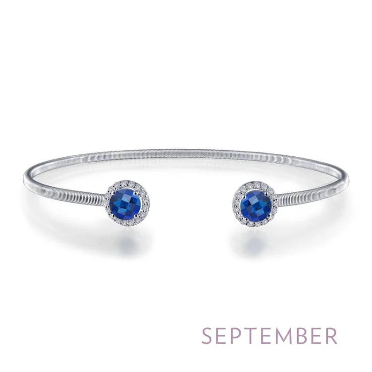 women's bracelets with crystal embellishments -September Birthstone Bracelet