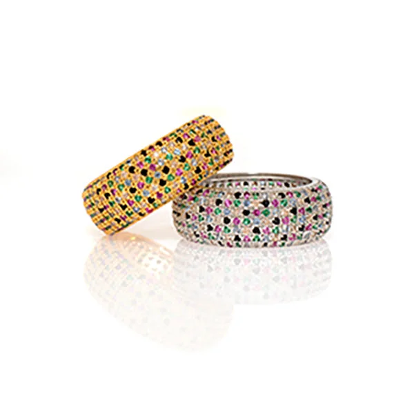 women's rings with beaded detailing -Rave Party Ring