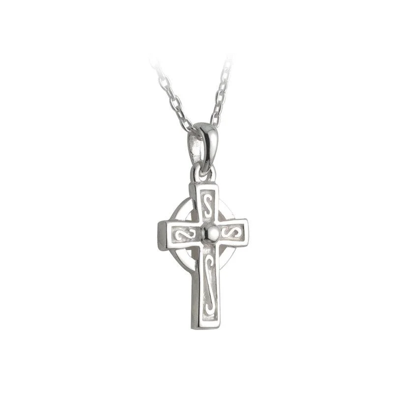 women's necklaces with vintage pendant -Kids Sterling Silver Cross