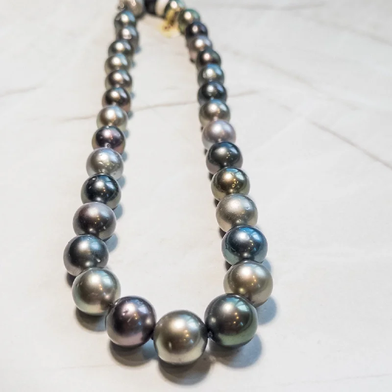 women's necklaces with heart-shaped pendant -Bomboocha Tahitian Pearl Strand