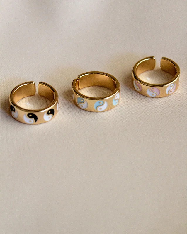 women's rings with traditional design -Yin Yang Rings