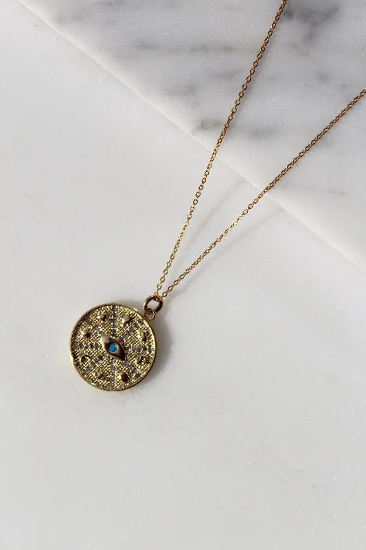 women's necklaces with engraved detail -Wheel Of Fortune