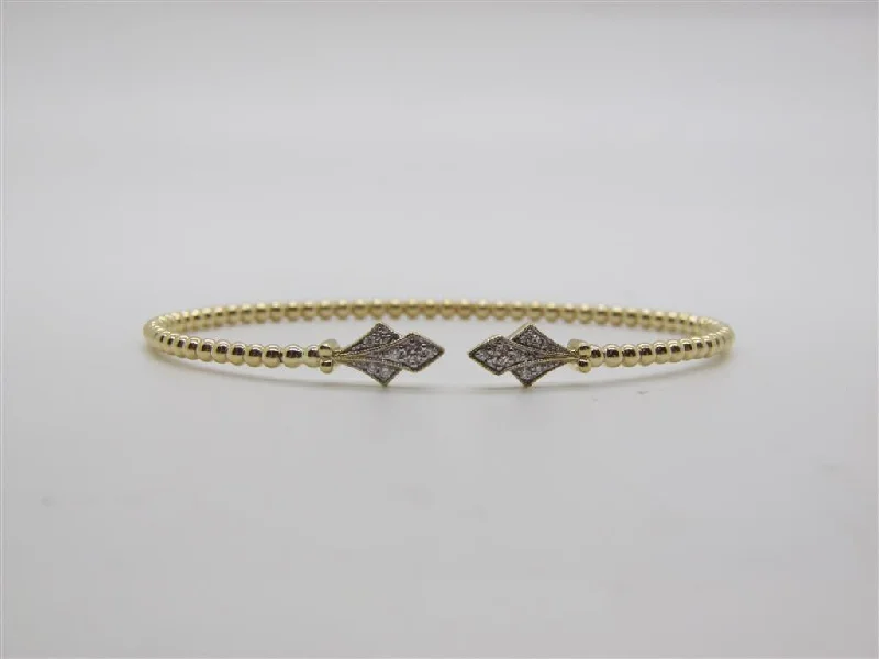 women's bracelets with polished gold -Diamond Bracelet