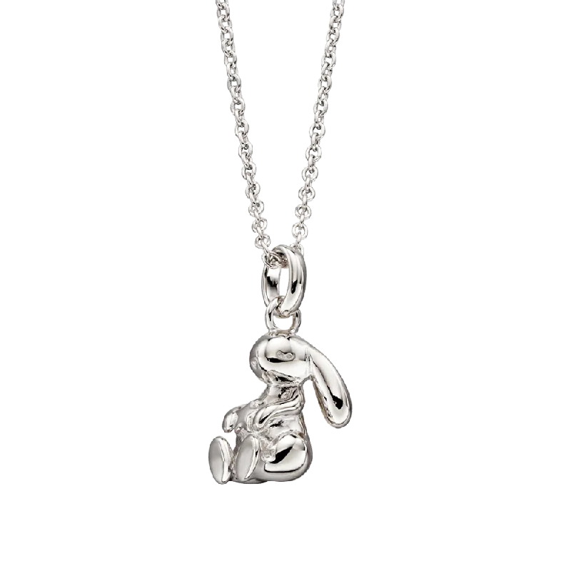 women's necklaces with smooth finish -Little Star Cosmo- Signature Rabbit Pendant