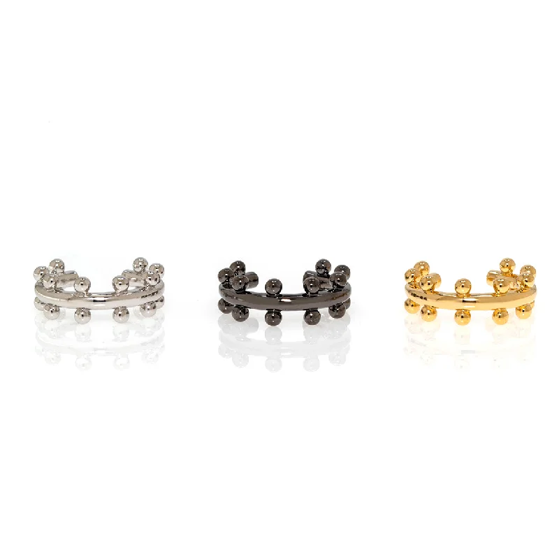 women's rings with gemstone halo -Dot To Dot Ring