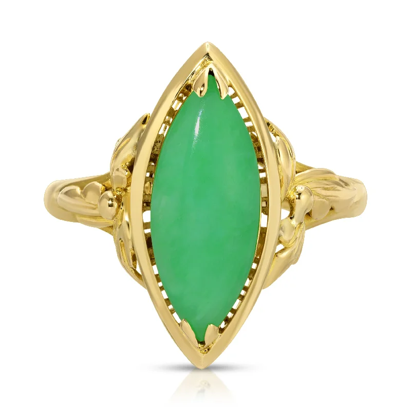 women's rings with multi-stone setting -Jade Estate Ring