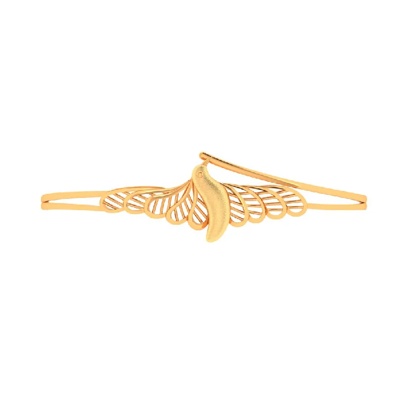 women's bracelets with layered bands -Beautiful 14k Gold Bird Bracelet