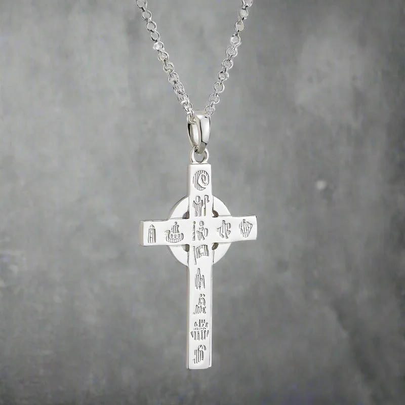 women's necklaces with trendy design -History of Ireland Celtic Cross