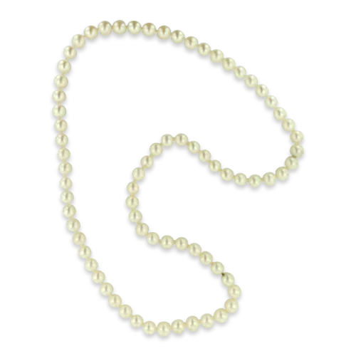 women's necklaces with minimalist design -Strand of Akoya Pearls