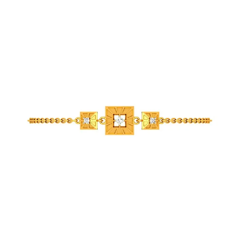 women's bracelets with polished metal -Square Squad Gold Bracelet