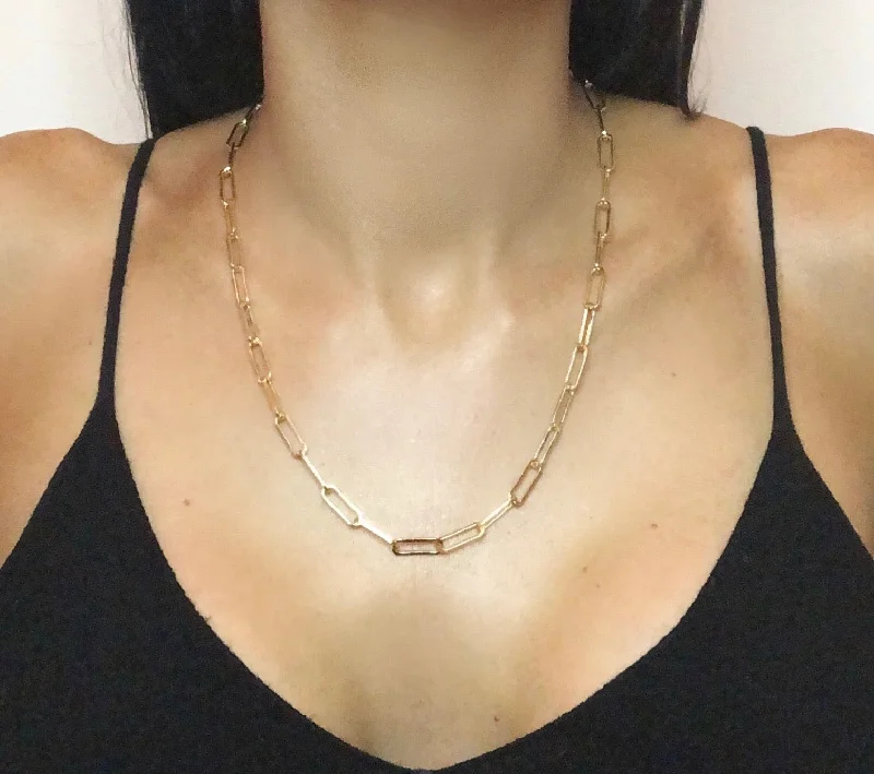 women's necklaces with statement design -20" Link Chain