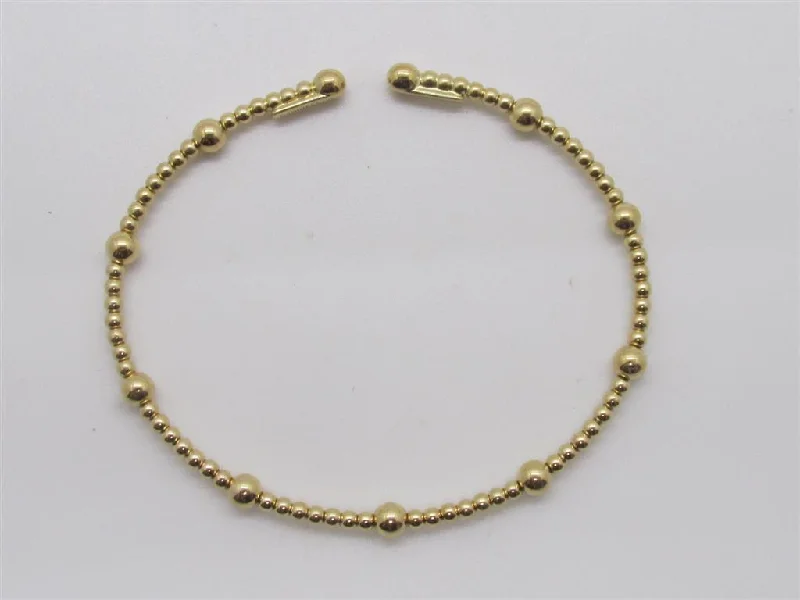 women's bracelets with round beads -Gold Bracelet