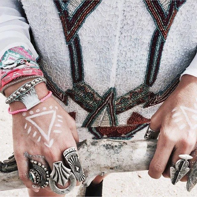 women's rings with elegant design -Anatolian Boho Ring - "Shine"