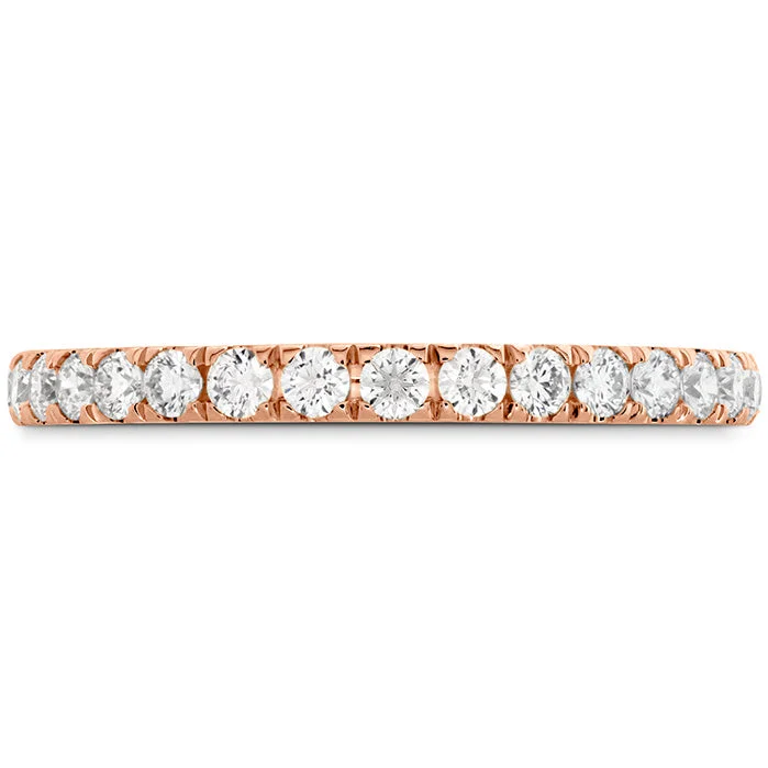 women's engagement rings with bold band -Hearts On Fire Signature Bezel Basket Diamond Band