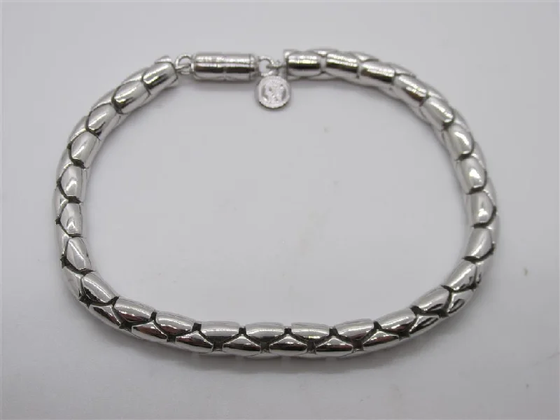 women's bracelets with beaded design -Silver Bracelets