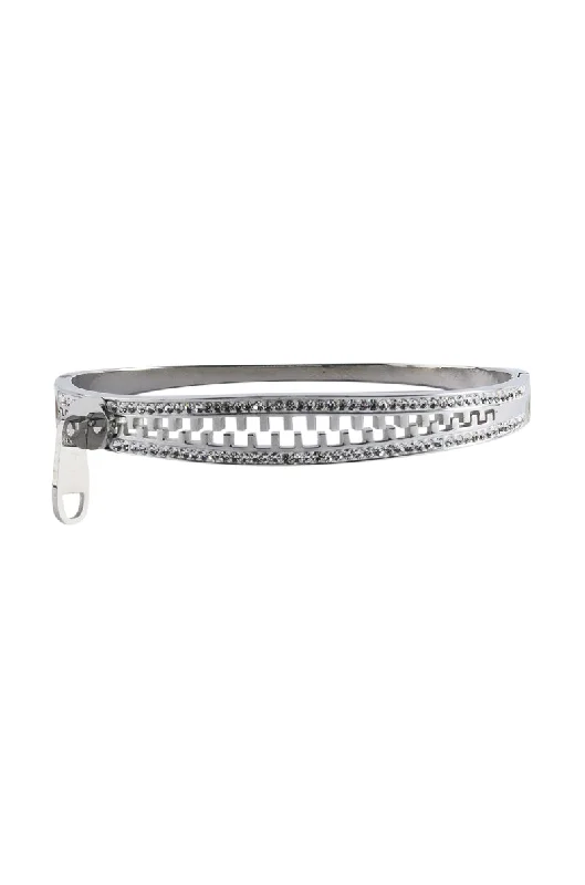 women's bracelets with sparkling crystal -ZIP IT BRACELET