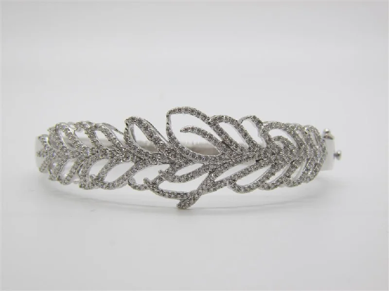 women's bracelets with polished metal -Diamond Bracelet