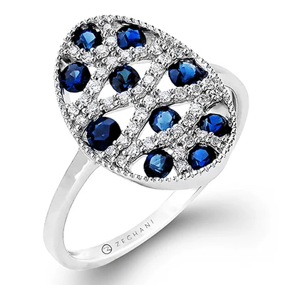 women's engagement rings with sapphire -COLOR RING IN 14K GOLD WITH DIAMONDS
REGULAR ZR933