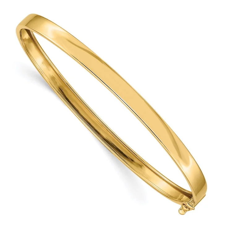 women's bracelets with celestial drop -14K Flexible Bangle Bracelet