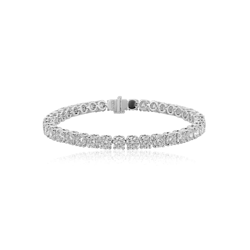 women's bracelets with braided design -12.41 ct TW Tennis Bracelet