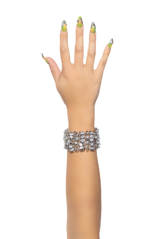 women's bracelets with layered bands -KIKI BLING BRACELET