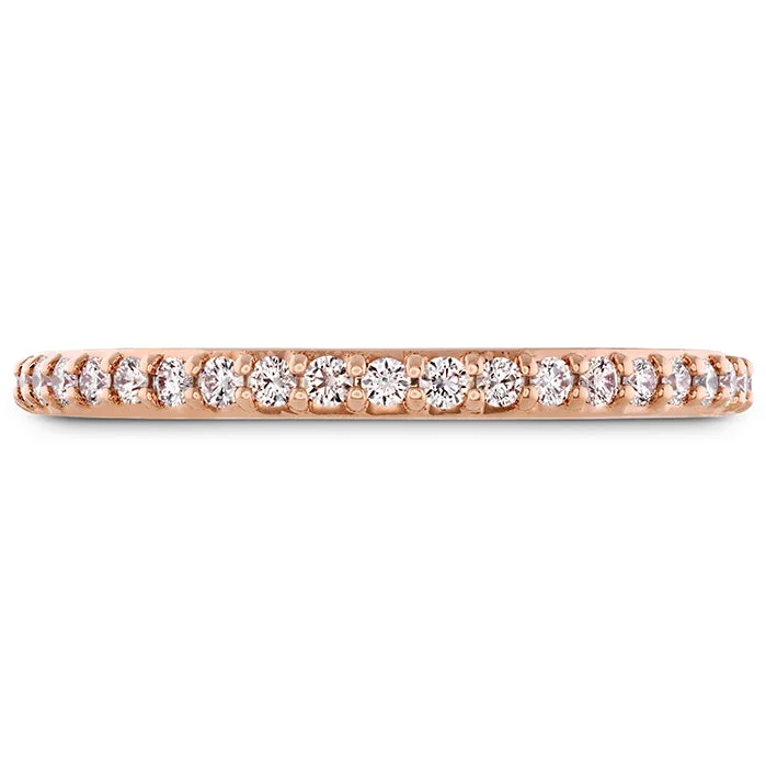 women's engagement rings with twisted band detail -Hearts On Fire Behati Say It Your Way Matching Diamond Band