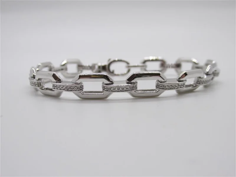 women's bracelets with layered chains -Silver Bracelets