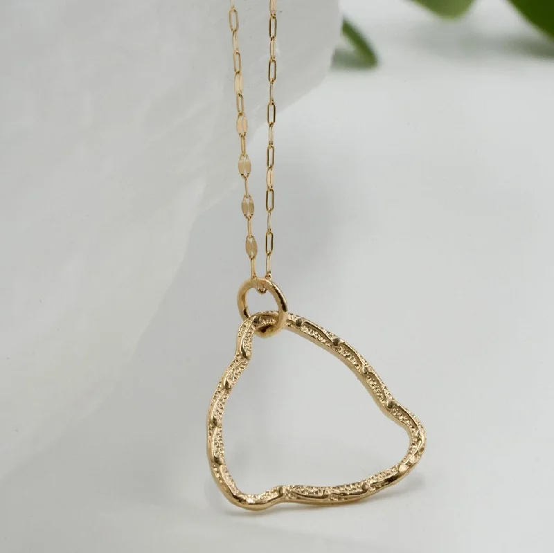 women's necklaces with infinity pendant -14K Golden Kauai Pendant