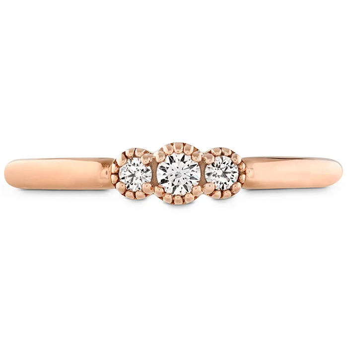 women's engagement rings with round diamond -Hearts On Fire Behati Sweetheart Diamond Band