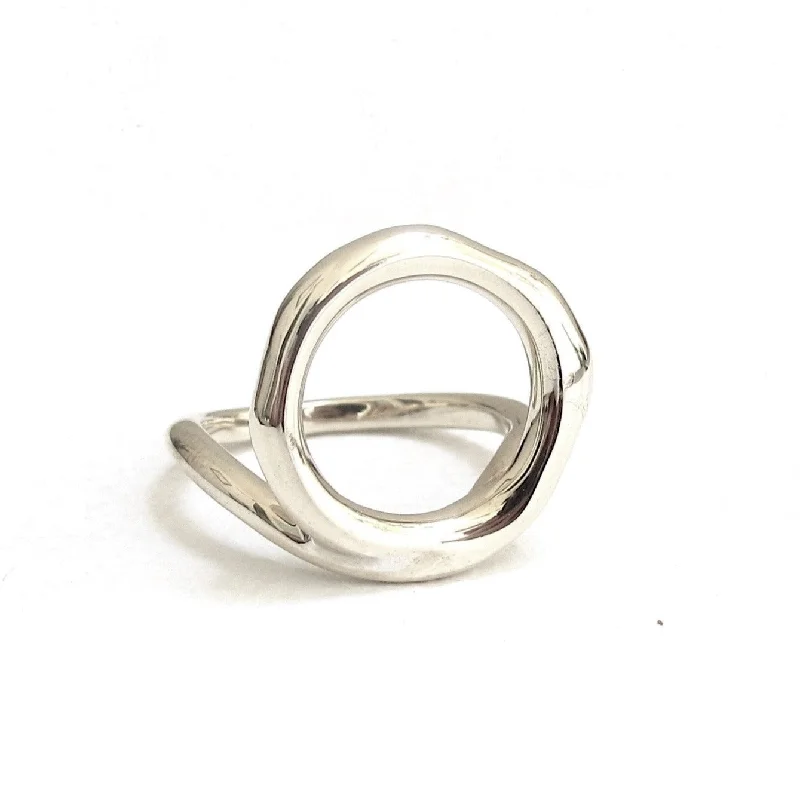 women's rings with halo setting -Chelsea Ring