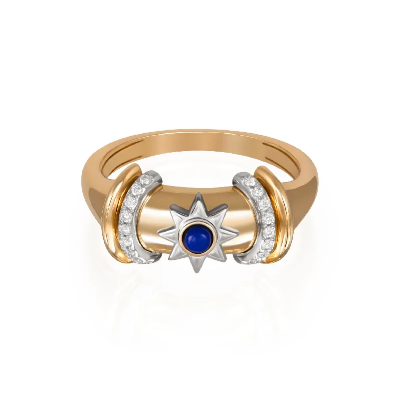 women's rings with opal -Warrior Sun Ring