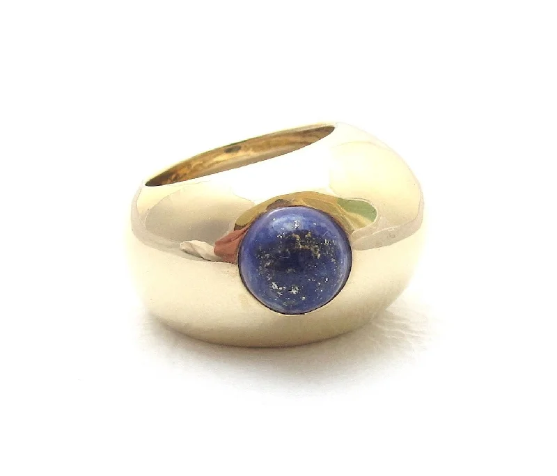 women's rings with intricate details -Pebble Lapis Ring