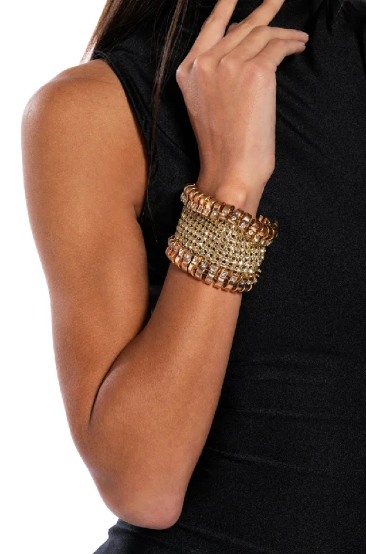 women's bracelets with elegant curves -BLING ME BRACELET