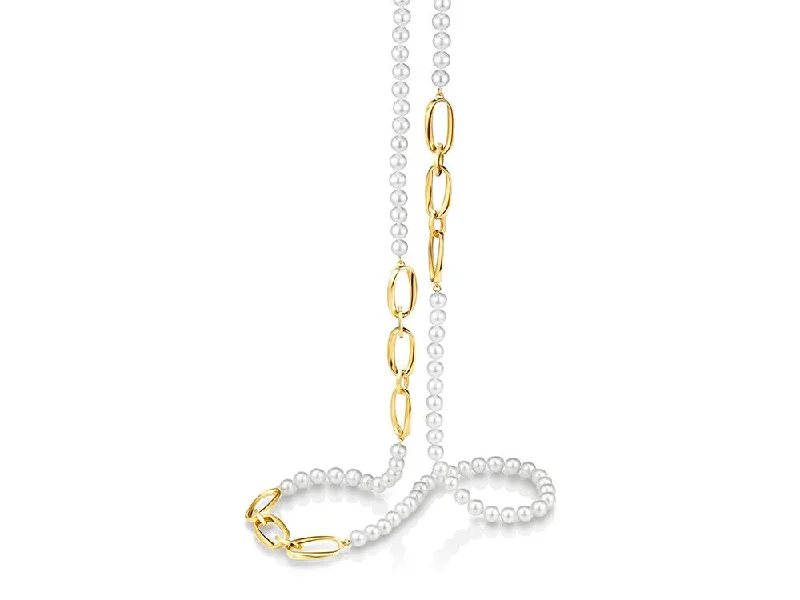 women's necklaces with layered design -ARMONIA OVAL STRAND