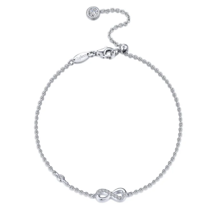 women's bracelets with delicate diamonds -Adjustable Infinity Bracelet