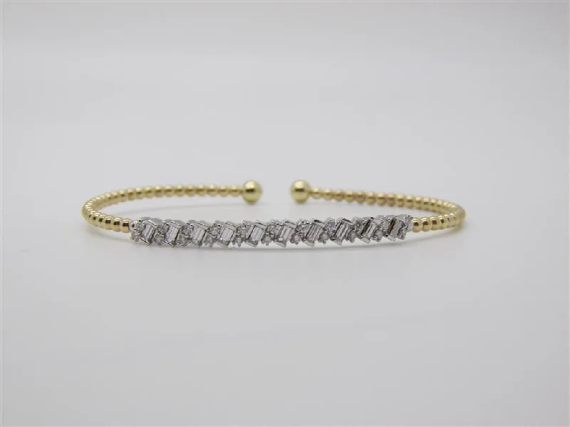 women's bracelets with white gold finish -Diamond Bracelet