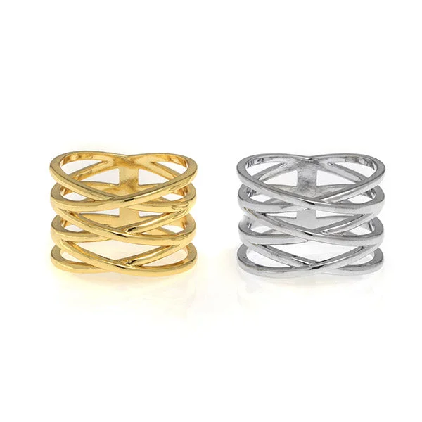 women's rings with yellow gold band -Missoni Ring