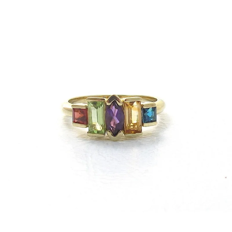 women's rings with split band design -Heirloom Multi Ring