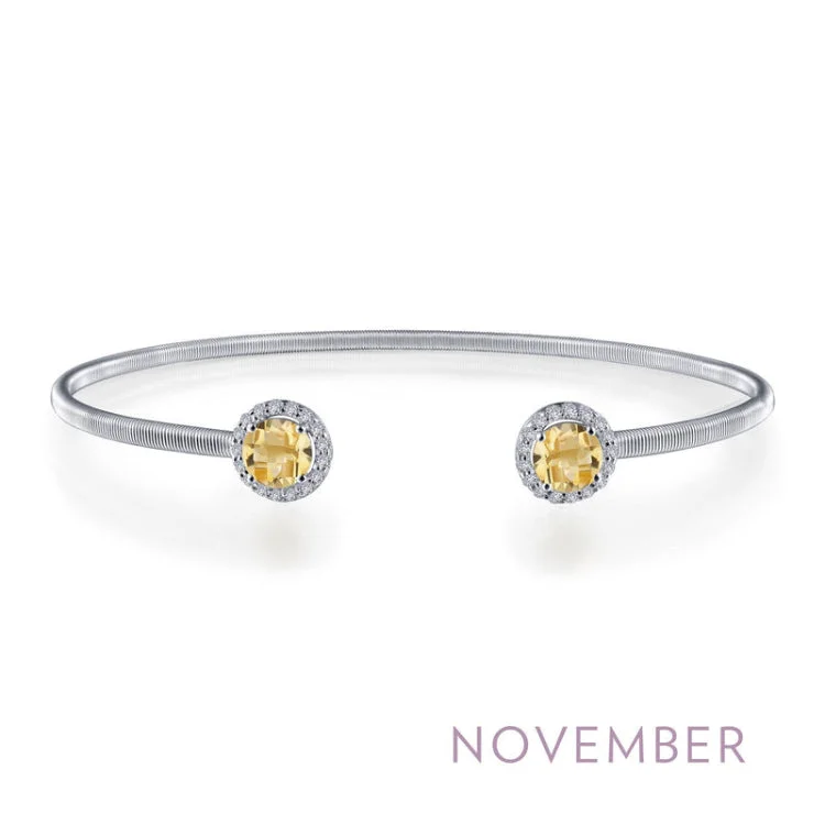 women's bracelets gold -November Birthstone Bracelet