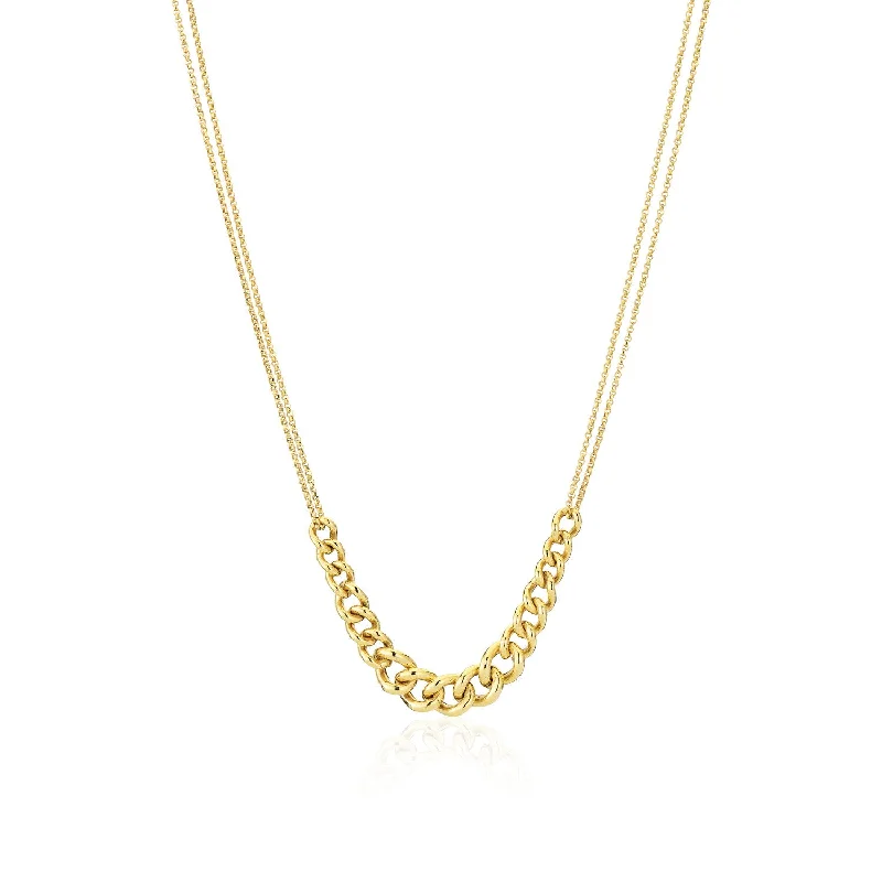 women's necklaces with fine chain -Chain Oria