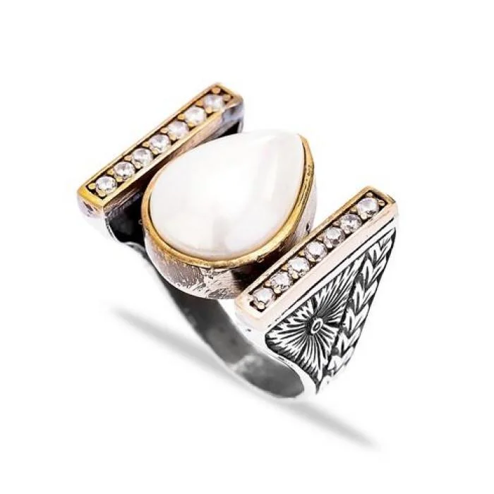 women's rings with simple elegance -Sterling Silver Golden Goddess Ring